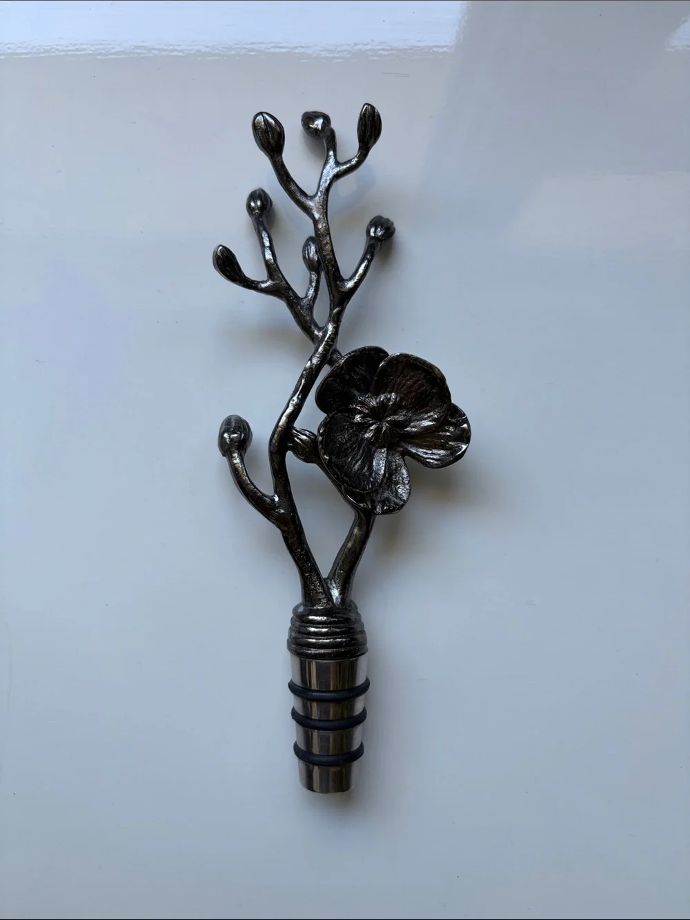 Michael Aram Black Orchid Wine Stopper
